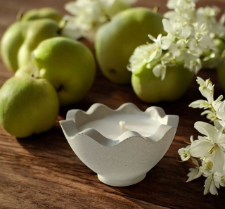 Svíčka - zelené jablko 003